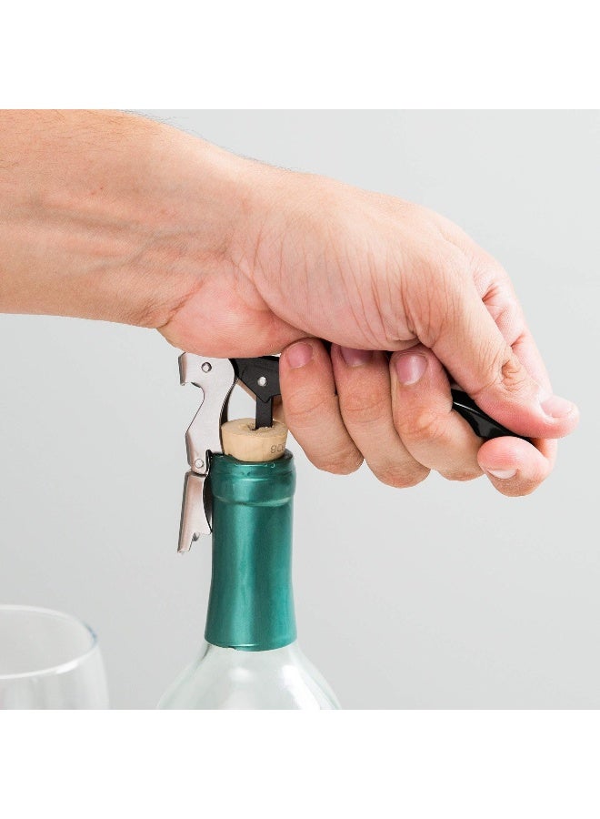 Oenophilia Duo-Lever Professional Waiters Corkscrew - Hunter Green - Image 4